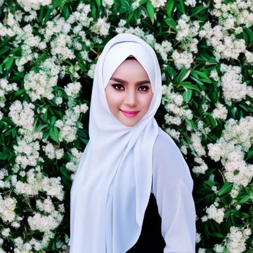 portrait+ style wanita memakai hijab dengan berbagai macam warna dan model