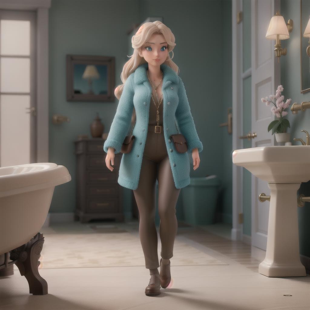  Toilet hyperrealistic, full body, detailed clothing, highly detailed, cinematic lighting, stunningly beautiful, intricate, sharp focus, f/1. 8, 85mm, (centered image composition), (professionally color graded), ((bright soft diffused light)), volumetric fog, trending on instagram, trending on tumblr, HDR 4K, 8K