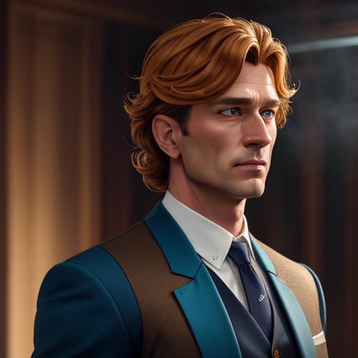   old boy, curly, golden hair, wearing blue . Full body hyperrealistic, full body, detailed clothing, highly detailed, cinematic lighting, stunningly beautiful, intricate, sharp focus, f/1. 8, 85mm, (centered image composition), (professionally color graded), ((bright soft diffused light)), volumetric fog, trending on instagram, trending on tumblr, HDR 4K, 8K