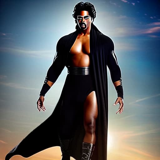  I want a real man in a long black robe, and this black man flies like the hero of the Indian movie Krrish in the dark universe