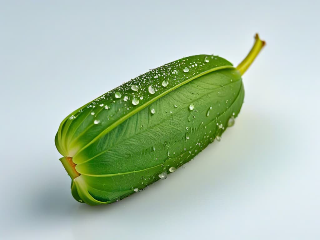  A closeup, ultradetailed image of a delicate vanilla bean pod split open, revealing the tiny, flavorful seeds inside, against a simple, elegant white background. hyperrealistic, full body, detailed clothing, highly detailed, cinematic lighting, stunningly beautiful, intricate, sharp focus, f/1. 8, 85mm, (centered image composition), (professionally color graded), ((bright soft diffused light)), volumetric fog, trending on instagram, trending on tumblr, HDR 4K, 8K