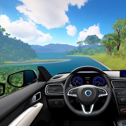  with Amazonian elements, driving school simulator