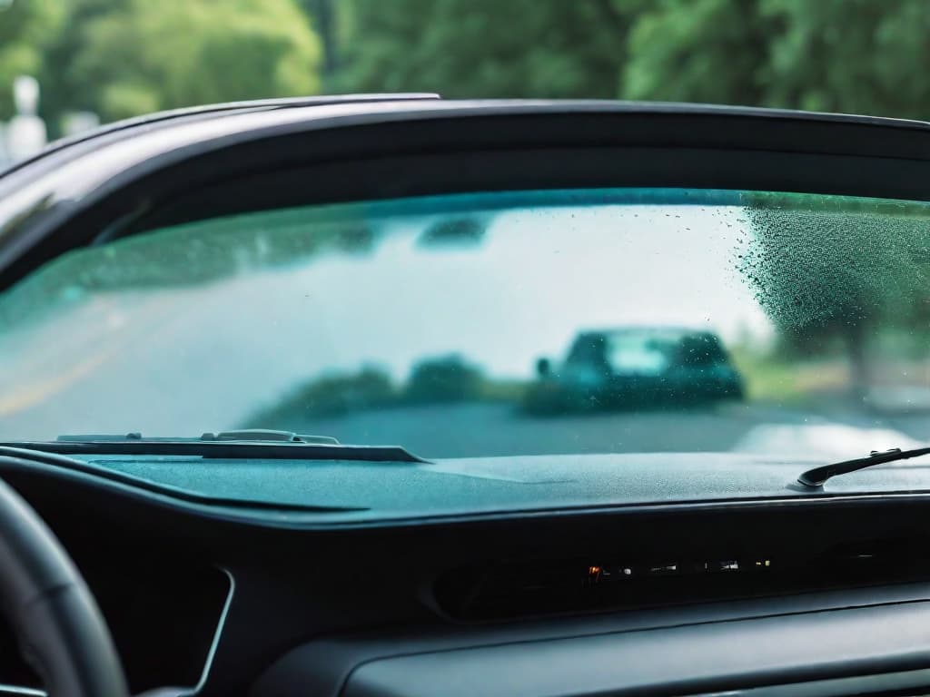  realistic photograph of examples of the windshield of a car with 25% tint. 4k, no people,