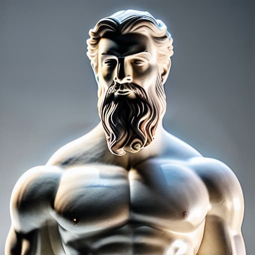  Ancient greek god with beard Apply the Following Styles 3Drenderer hyperrealistic, full body, detailed clothing, highly detailed, cinematic lighting, stunningly beautiful, intricate, sharp focus, f/1. 8, 85mm, (centered image composition), (professionally color graded), ((bright soft diffused light)), volumetric fog, trending on instagram, trending on tumblr, HDR 4K, 8K