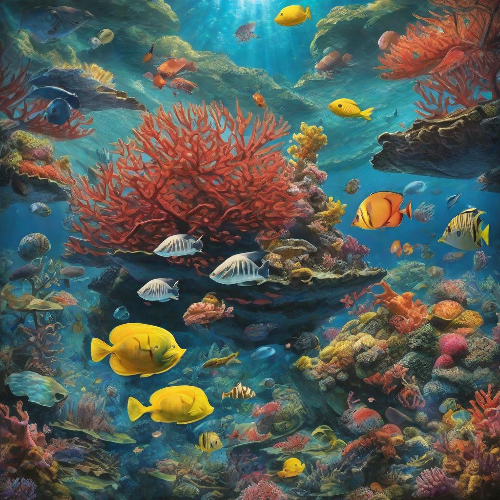  masterpiece, best quality, underwater world