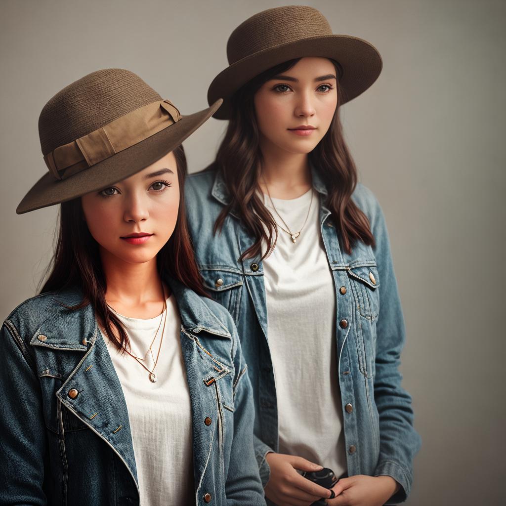  as a cinematic render, girl wearing a hat