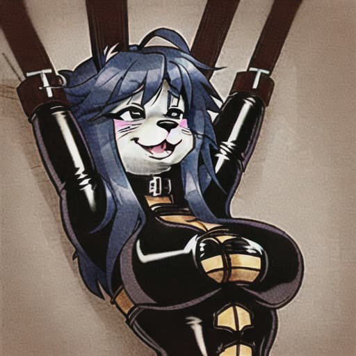  furry in bondage gear