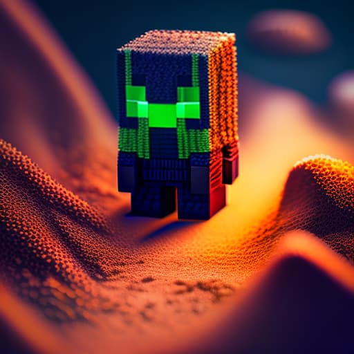 estilovintedois creeper Minecraft hyperrealistic, full body, detailed clothing, highly detailed, cinematic lighting, stunningly beautiful, intricate, sharp focus, f/1. 8, 85mm, (centered image composition), (professionally color graded), ((bright soft diffused light)), volumetric fog, trending on instagram, trending on tumblr, HDR 4K, 8K