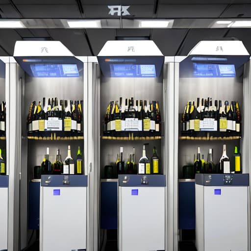  Making X-ray pictures of white wine bottles under security inspection machines, only X-ray pictures of white wine bottles,