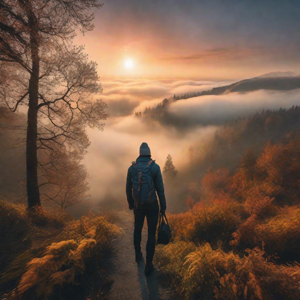  Atardecer hyperrealistic, full body, detailed clothing, highly detailed, cinematic lighting, stunningly beautiful, intricate, sharp focus, f/1. 8, 85mm, (centered image composition), (professionally color graded), ((bright soft diffused light)), volumetric fog, trending on instagram, trending on tumblr, HDR 4K, 8K