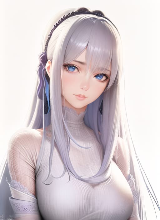  Silver hair, long hair, purple blue eyes, rezero Emilia, (Masterpiece, BestQuality:1.3), (ultra detailed:1.2), (hyperrealistic:1.3), (RAW photo:1.2),High detail RAW color photo, professional photograph, (Photorealistic:1.4), (realistic:1.4), ,professional lighting, (japanese), beautiful face, (realistic face)