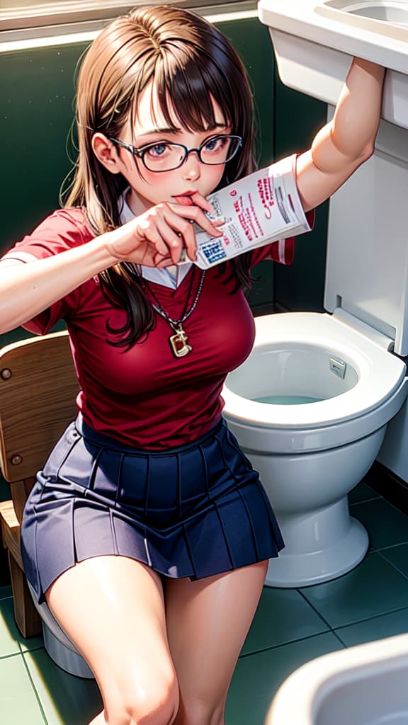  teacher licks toilet clean