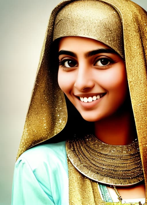  Young Egyptian Woman, smile,