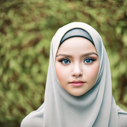 portrait+ style foto kolase cewek berhijab dengan berbagai macam foto dan warna hijab