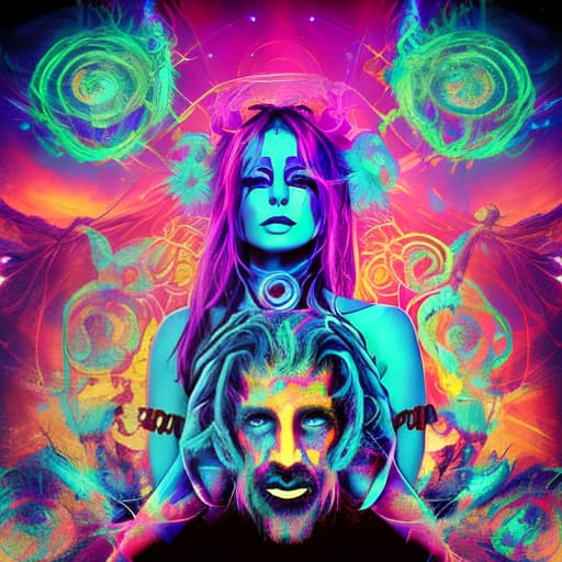  psytrance woman and man