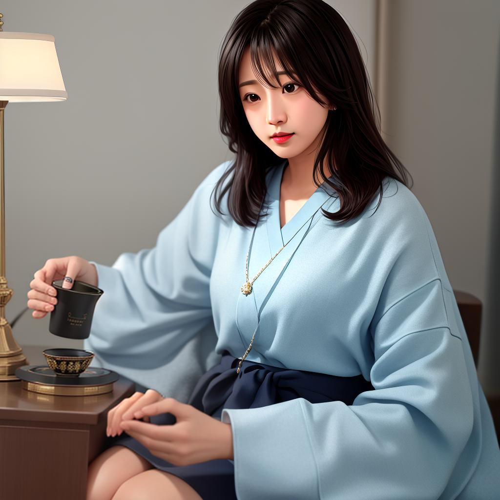  , megumi oka voltus V, hyperrealistic, high quality, highly detailed, cinematic lighting, intricate, sharp focus, f/1. 8, 85mm, (centered image composition), (professionally color graded), ((bright soft diffused light)), volumetric fog, trending on instagram, HDR 4K, 8K