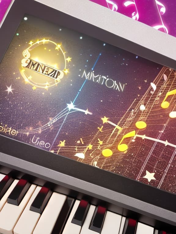  Cute music notes and sparkling stars and gems wallpaper Piano and sparkling stars wallpaper with music notes