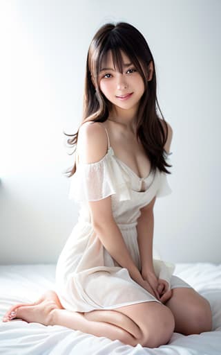  Smile, beautiful girl, dress, nice face, close up, (Masterpiece, BestQuality:1.3), (ultra detailed:1.2), (hyperrealistic:1.3), (RAW photo:1.2),High detail RAW color photo, professional photograph, (Photorealistic:1.4), (realistic:1.4), ,professional lighting, (japanese), beautiful face, (realistic face)