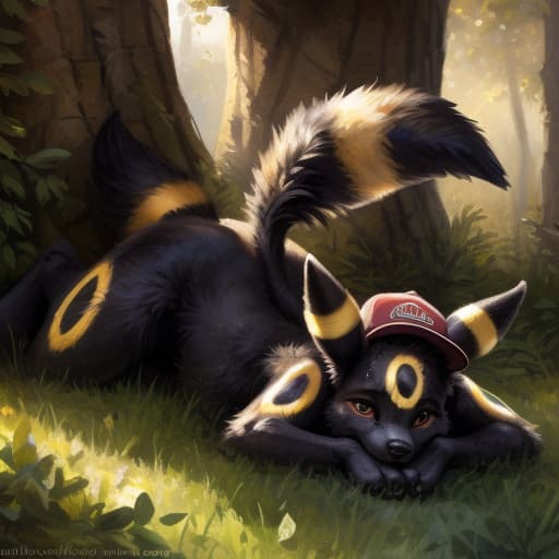  ((Umbreon)), , rear view, wide apart, covering face with hands, lying on back, (()), anatomically correct, gaping ,, (wearing a Pokemon trainer's cap), public humiliation, in front of witnesses, in the crowd ,knot, dog , feet towards the viewer, lying with his paws towards the viewer, penetration, public indecency, ,sperm in , , , tears, scaredy boy, tongue, ready to , after , sweat, tired, collar, cute,, , presenting , , s,, raised tail, paws,, best quality, shaded, extreme detail, highly detailed, ultradetailed, intricate, realistic, detailed background, hi res, realistic, photography \(artwork\), (by kenket), by ross tran, by michael & inessa gar