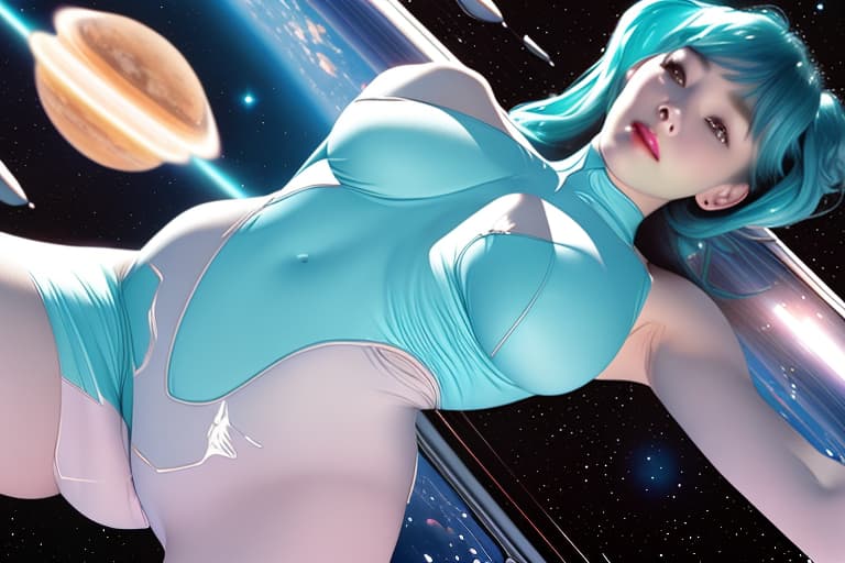  Tiffany’s boobies in space