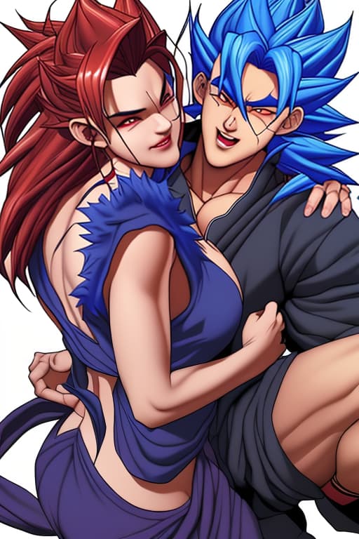  Make a new character that looks like gogeta and Akuma