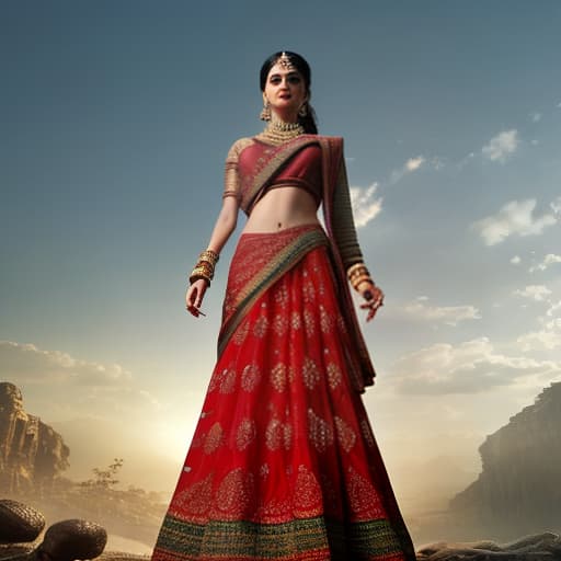 redshift style Hindu in Hindi text hyperrealistic, full body, detailed clothing, highly detailed, cinematic lighting, stunningly beautiful, intricate, sharp focus, f/1. 8, 85mm, (centered image composition), (professionally color graded), ((bright soft diffused light)), volumetric fog, trending on instagram, trending on tumblr, HDR 4K, 8K