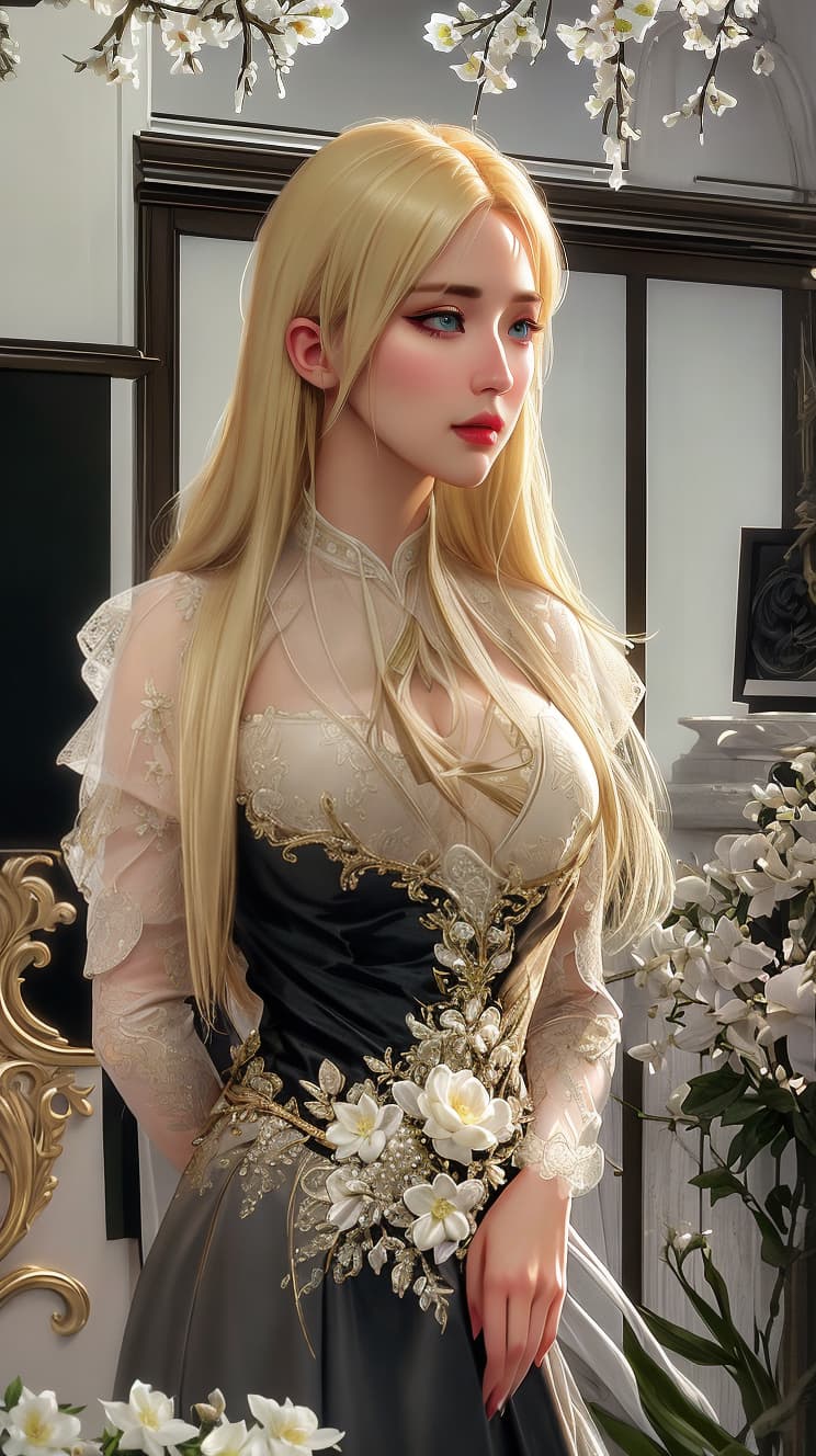  blonde hyperrealistic, full body, detailed clothing, highly detailed, cinematic lighting, stunningly beautiful, intricate, sharp focus, f/1. 8, 85mm, (centered image composition), (professionally color graded), ((bright soft diffused light)), volumetric fog, trending on instagram, trending on tumblr, HDR 4K, 8K