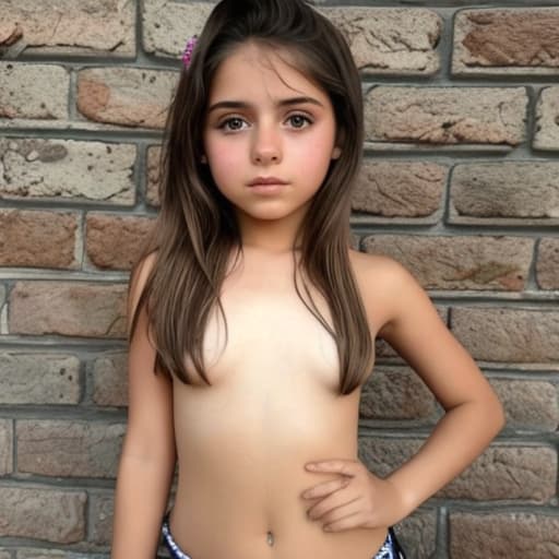  niña hermosa de 9 años