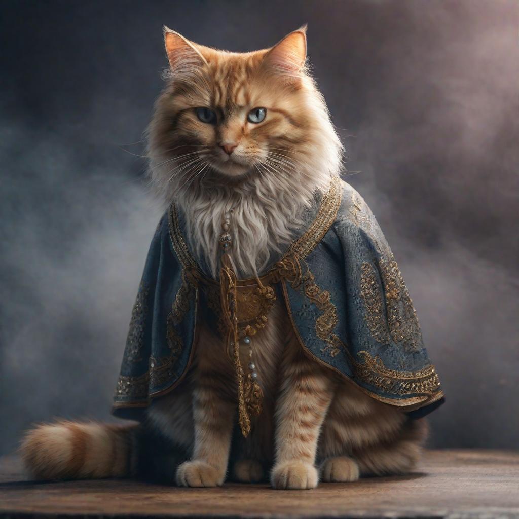  a cat made of solfettes hyperrealistic, full body, detailed clothing, highly detailed, cinematic lighting, stunningly beautiful, intricate, sharp focus, f/1. 8, 85mm, (centered image composition), (professionally color graded), ((bright soft diffused light)), volumetric fog, trending on instagram, trending on tumblr, HDR 4K, 8K