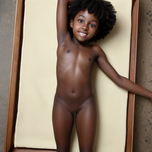  Naked young black girl