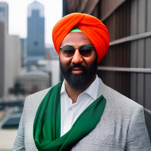 lnkdn photography A man wearing a green dress and a green turban Arabic features hyperrealistic, full body, detailed clothing, highly detailed, cinematic lighting, stunningly beautiful, intricate, sharp focus, f/1. 8, 85mm, (centered image composition), (professionally color graded), ((bright soft diffused light)), volumetric fog, trending on instagram, trending on tumblr, HDR 4K, 8K