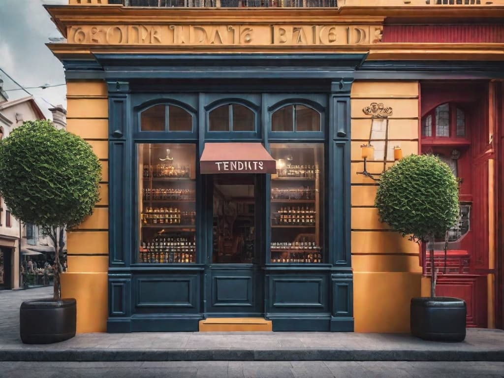  A closed storefront with the "Casas Bahia" logo, amidst other quiet retail shops, with a "For Lease" sign in the window. digital art, ilustration, no flares, clean hyperrealistic, full body, detailed clothing, highly detailed, cinematic lighting, stunningly beautiful, intricate, sharp focus, f/1. 8, 85mm, (centered image composition), (professionally color graded), ((bright soft diffused light)), volumetric fog, trending on instagram, trending on tumblr, HDR 4K, 8K