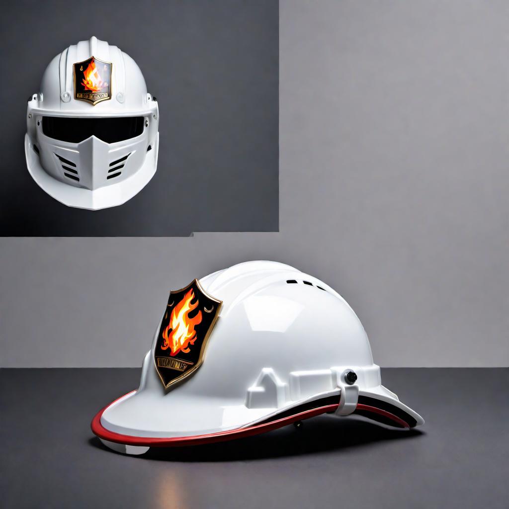  Create an image of a white fire helmet with the number 697 on the shield. There should be flames all around the helmet, giving it an intense and fiery look. The helmet should be the central focus of the image with a clear and detailed visualization of the number 697 on the shield. hyperrealistic, full body, detailed clothing, highly detailed, cinematic lighting, stunningly beautiful, intricate, sharp focus, f/1. 8, 85mm, (centered image composition), (professionally color graded), ((bright soft diffused light)), volumetric fog, trending on instagram, trending on tumblr, HDR 4K, 8K