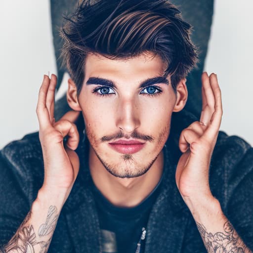 portrait+ style joey graceffa homosexual queer face