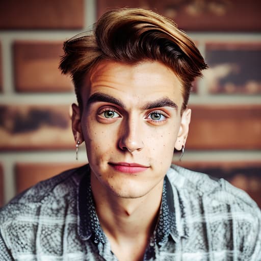 portrait+ style joe sugg queer face