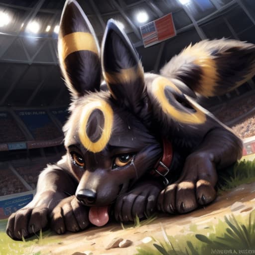  ((Umbreon)), , (((autofellatio))), (()), anatomically correct, gaping ,in the center of the stadium, (wearing a Pokemon trainer's cap), public humiliation, in front of witnesses, in the crowd ,knot, dog , feet towards the viewer, lying with his paws towards the viewer, penetration, public indecency, ,sperm in , , , tears, scaredy boy, tongue, ready to , after , sweat, tired, collar, cute,, , presenting , , s,, raised tail, paws,, best quality, shaded, extreme detail, highly detailed, ultradetailed, intricate, realistic, detailed background, hi res, realistic, photography \(artwork\), (by kenket), by ross tran, by michael & inessa garmash, by pino daeni, 