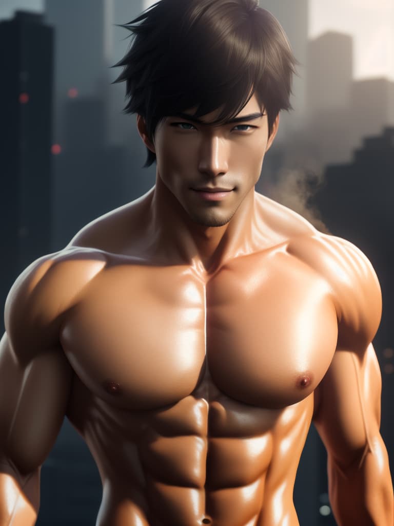  Company boss，Asiatic，whole body，Slave，naked whole body，muscular, fit, handsome, young, passionate，strong，fitness instructor, naked,sfw, actual 8K portrait photo of gareth person, portrait, happy colors, bright eyes, clear eyes, warm smile, smooth soft skin，symmetrical, anime wide eyes, soft lighting, detailed face, by makoto shinkai, stanley artgerm lau, wlop, rossdraws, concept art, digital painting, looking into camera，muscular, fit, handsome, young, passionate，naked，whole body hyperrealistic, full body, detailed clothing, highly detailed, cinematic lighting, stunningly beautiful, intricate, sharp focus, f/1. 8, 85mm, (centered image composition), (professionally color graded), ((bright soft diffused light)), volumetric fog, trending on instagram, trending on tumblr, HDR 4K, 8K