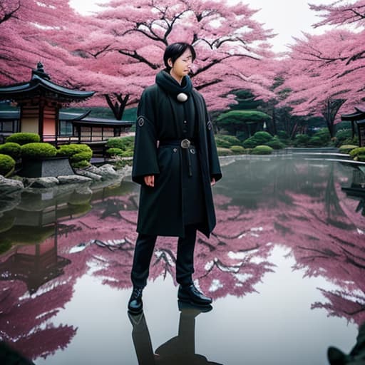  ,,Japan,, hyperrealistic, full body, detailed clothing, highly detailed, cinematic lighting, stunningly beautiful, intricate, sharp focus, f/1. 8, 85mm, (centered image composition), (professionally color graded), ((bright soft diffused light)), volumetric fog, trending on instagram, trending on tumblr, HDR 4K, 8K