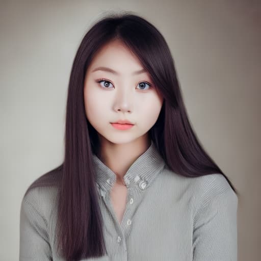 portrait+ style cute asian girl