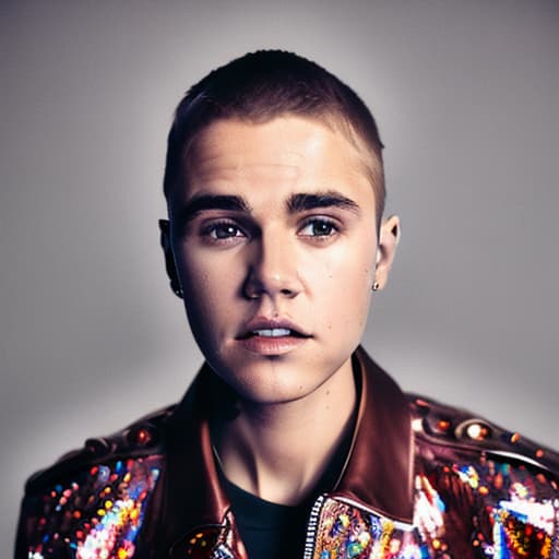 portrait+ style justin bieber queer face