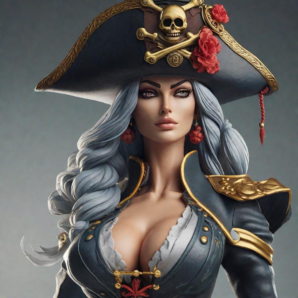  nami the queen of the pirates from one piece hyperrealistic, full body, detailed clothing, highly detailed, cinematic lighting, stunningly beautiful, intricate, sharp focus, f/1. 8, 85mm, (centered image composition), (professionally color graded), ((bright soft diffused light)), volumetric fog, trending on instagram, trending on tumblr, HDR 4K, 8K