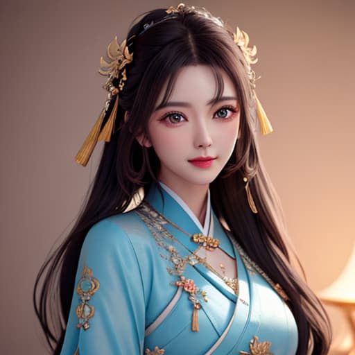  best quality, masterpiece, highres, 1girl,blush,(seductive smile:0.8),star shaped pupils,china hanfu,hair ornament,necklace, jewelry,Beautiful face,upon body, tyndall effect,photorealistic, dark studio, rim lighting, two tone lighting,(high detailed skin:1.2), 8k uhd, dslr, soft lighting, high quality, volumetric lighting, candid, Photograph, high resolution, 4k, 8k, Bokeh hyperrealistic, full body, detailed clothing, highly detailed, cinematic lighting, stunningly beautiful, intricate, sharp focus, f/1. 8, 85mm, (centered image composition), (professionally color graded), ((bright soft diffused light)), volumetric fog, trending on instagram, trending on tumblr, HDR 4K, 8K