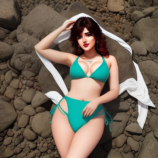  Shirley setia bikini hyperrealistic, full body, detailed clothing, highly detailed, cinematic lighting, stunningly beautiful, intricate, sharp focus, f/1. 8, 85mm, (centered image composition), (professionally color graded), ((bright soft diffused light)), volumetric fog, trending on instagram, trending on tumblr, HDR 4K, 8K