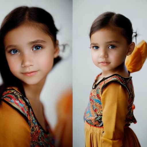 portrait+ style anak kecil perempuan