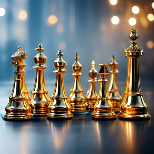  Metal chess pieces on a board with illumination hyperrealistic, full body, detailed clothing, highly detailed, cinematic lighting, stunningly beautiful, intricate, sharp focus, f/1. 8, 85mm, (centered image composition), (professionally color graded), ((bright soft diffused light)), volumetric fog, trending on instagram, trending on tumblr, HDR 4K, 8K