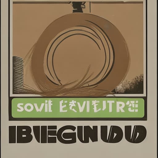  Poster + slogan on save environment
