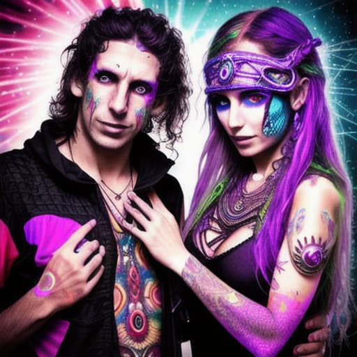  psytrance man and woman