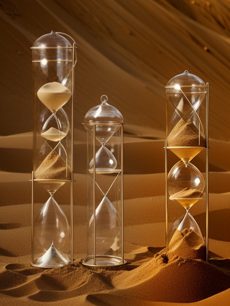  , , , , 1. Hourglass: In the center, there’s a large hourglass. 2. Words inside the hourglass: Inside the hourglass, in the top section, the words “INSPIRATION”, “EFFORT”, and “TIME” are flowing down towards the bottom section. In the bottom section, the words “WORK”, “GROWTH”, and “ACHIEVEMENT” are gathering. 3. Sand and man: Sand is flowing out from a hatch at the bottom of the hourglass, and a man is scooping it into a bucket. 4. Stairs: On the right side of the hourglass, there are stairs. The man carries the filled bucket up these stairs. 5. Hatch at the top: At the top of the hourglass, there is a hatch where the man sits and pours the sand back into the hourglass. 6. Cycle of sand: The sand that the ma