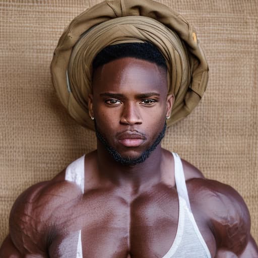 portrait+ style 🇧🇯 queer IFBB hunk dude face