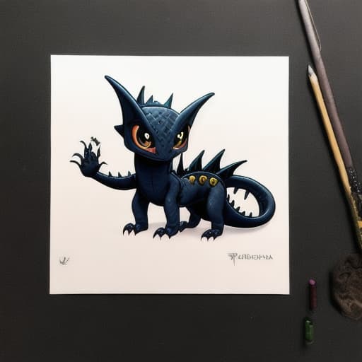  Toothless the night fury dragon